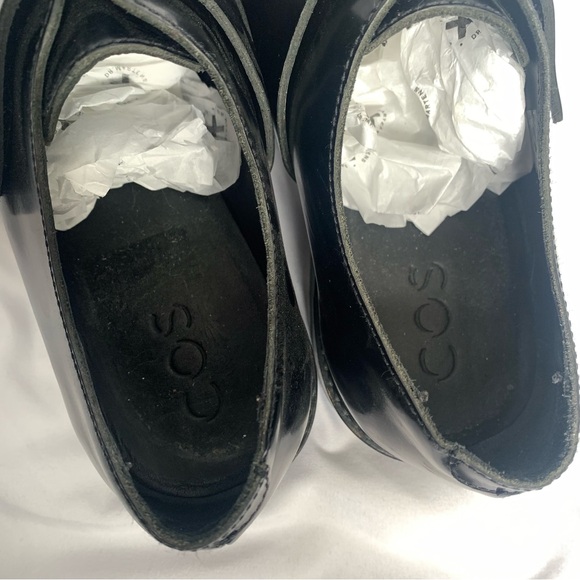 COS Wrap-Over Leather Brogues - Picture 7 of 9